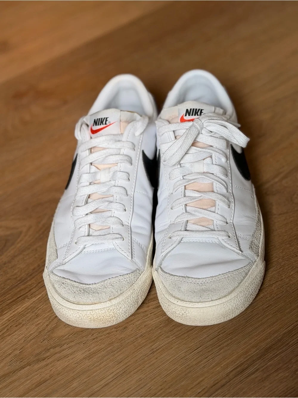 Nike White Low-Top Blazers